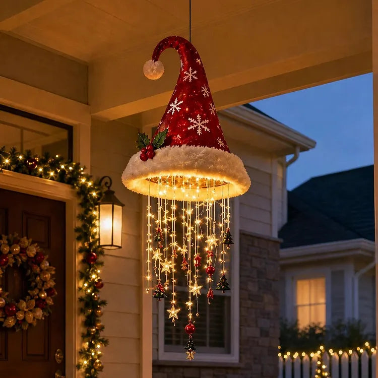 Noellina™ Decorative Santa Hat Chandelier for Holiday Cheer