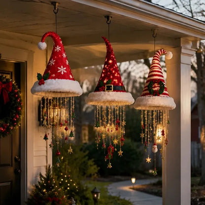 Noellina™ Decorative Santa Hat Chandelier for Holiday Cheer