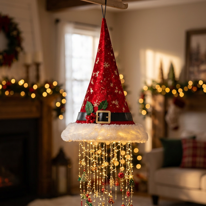 Noellina™ Decorative Santa Hat Chandelier for Holiday Cheer