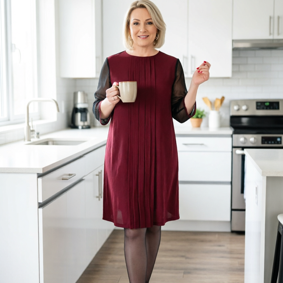 Norma Corsini™ Minimalist Straight Sleeve Everyday Dress
