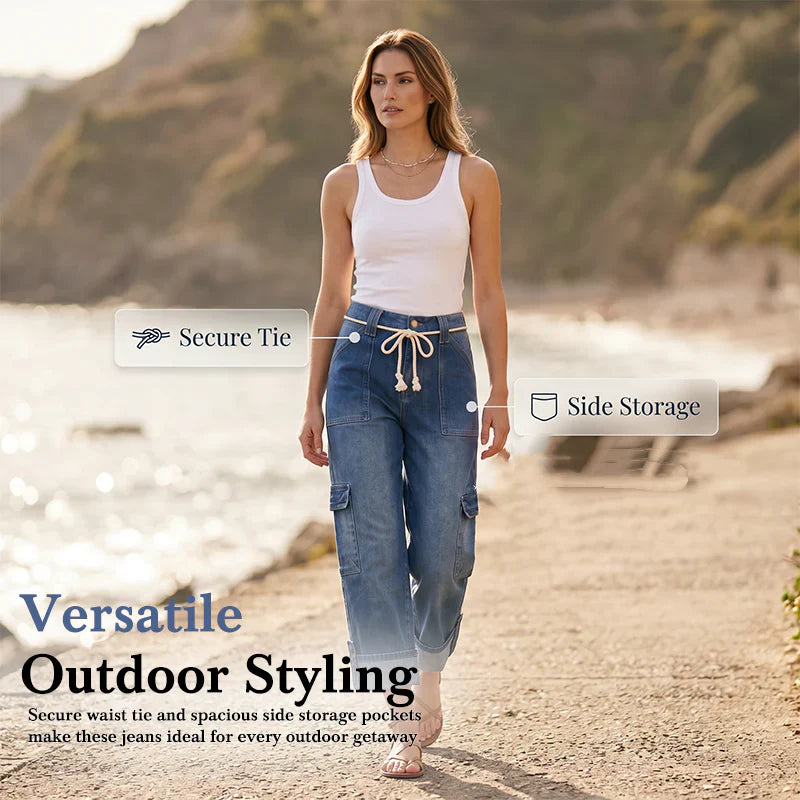 Novella Trecastelli™ Wide Leg Cargo Pants for Everyday Comfort