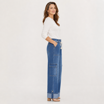 Novella Trecastelli™ Wide Leg Cargo Pants for Everyday Comfort