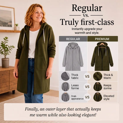 Olga Andreotti™ Lined Zip Hoodie with Pockets