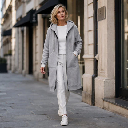 Olga Andreotti™ Lined Zip Hoodie with Pockets