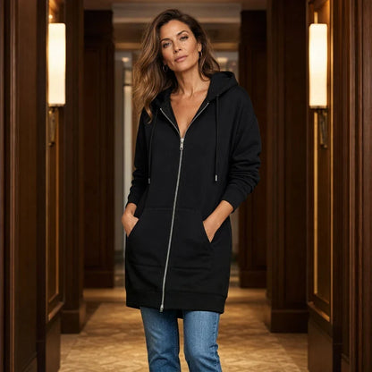 Olga Andreotti™ Lined Zip Hoodie with Pockets