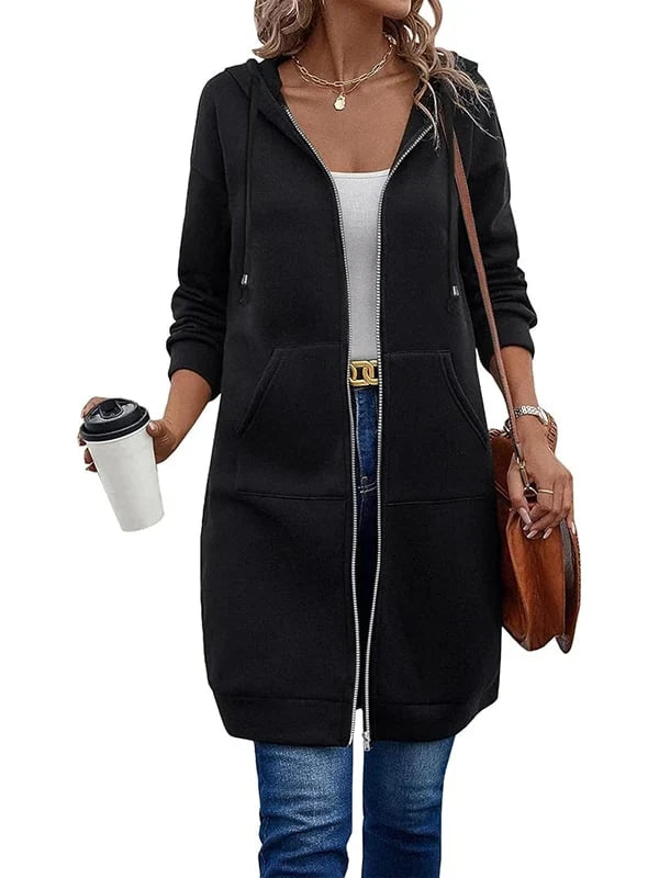 Olga Andreotti™ Lined Zip Hoodie with Pockets