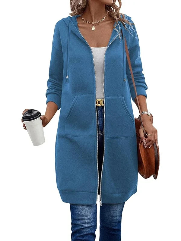 Olga Andreotti™ Lined Zip Hoodie with Pockets