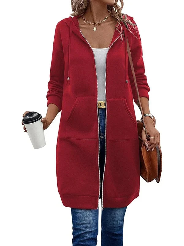 Olga Andreotti™ Lined Zip Hoodie with Pockets