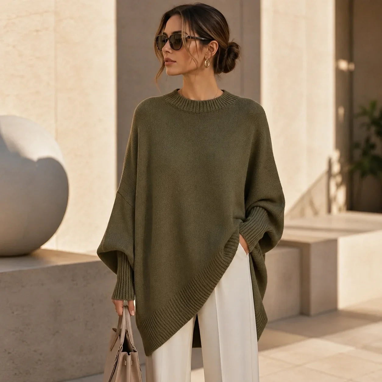 Olga Angelini™ Cozy Pullover for Effortless Layering
