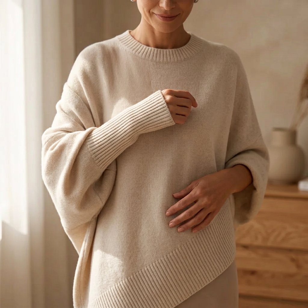 Olga Angelini™ Cozy Pullover for Effortless Layering