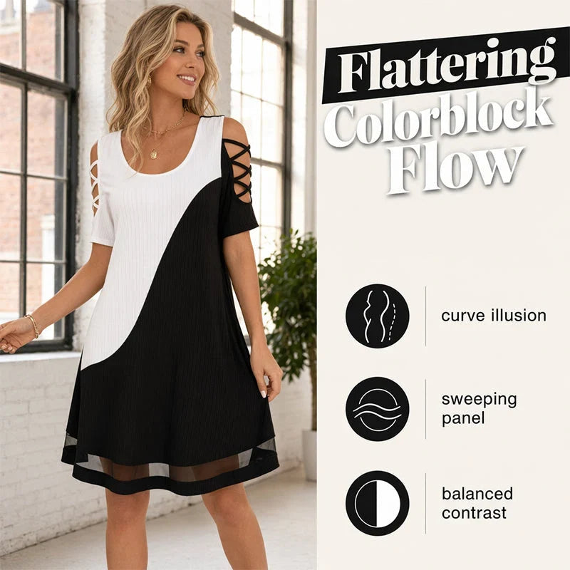 Olga Argento™ Flattering Dress for Effortless Style