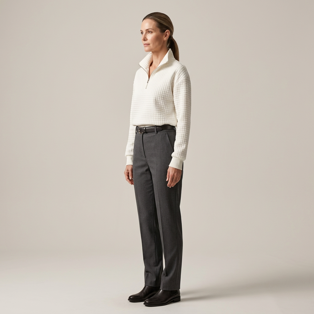 Olga Ventura™ Cozy Plaid Pullover for Effortless Style