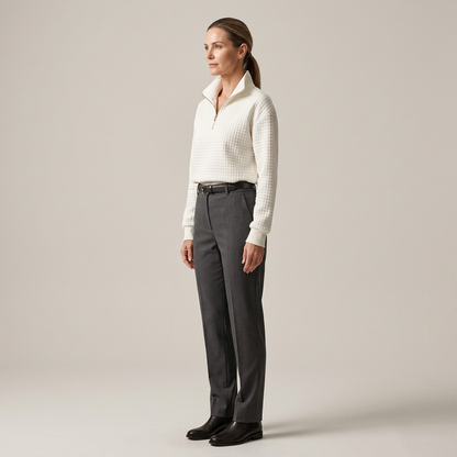 Olga Ventura™ Cozy Plaid Pullover for Effortless Style