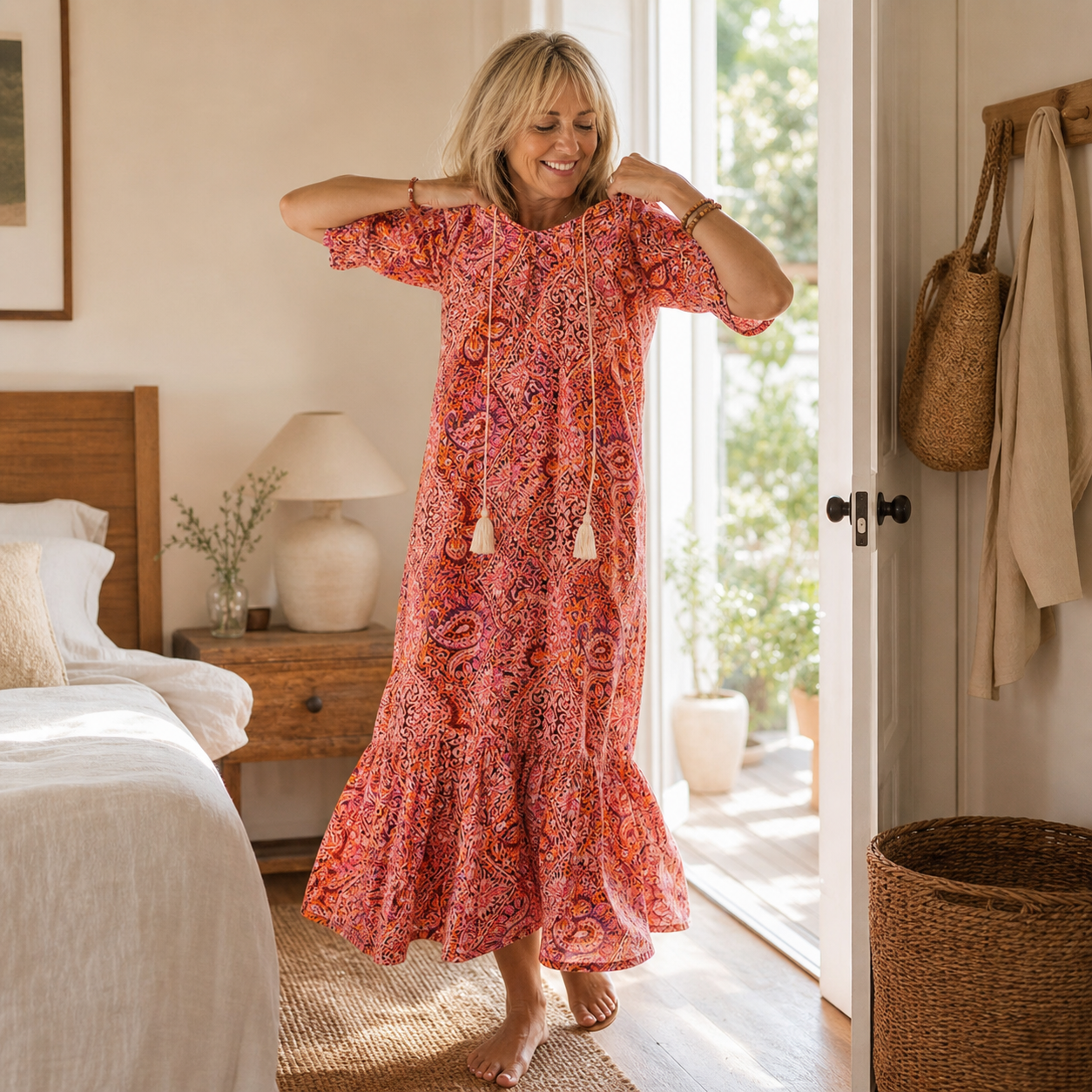 Olimpia Bevilacqua™ Effortless Floral Dress for Summer Days