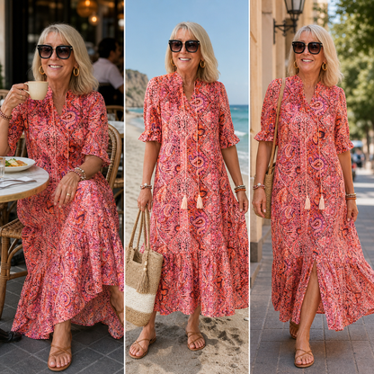 Olimpia Bevilacqua™ Effortless Floral Dress for Summer Days