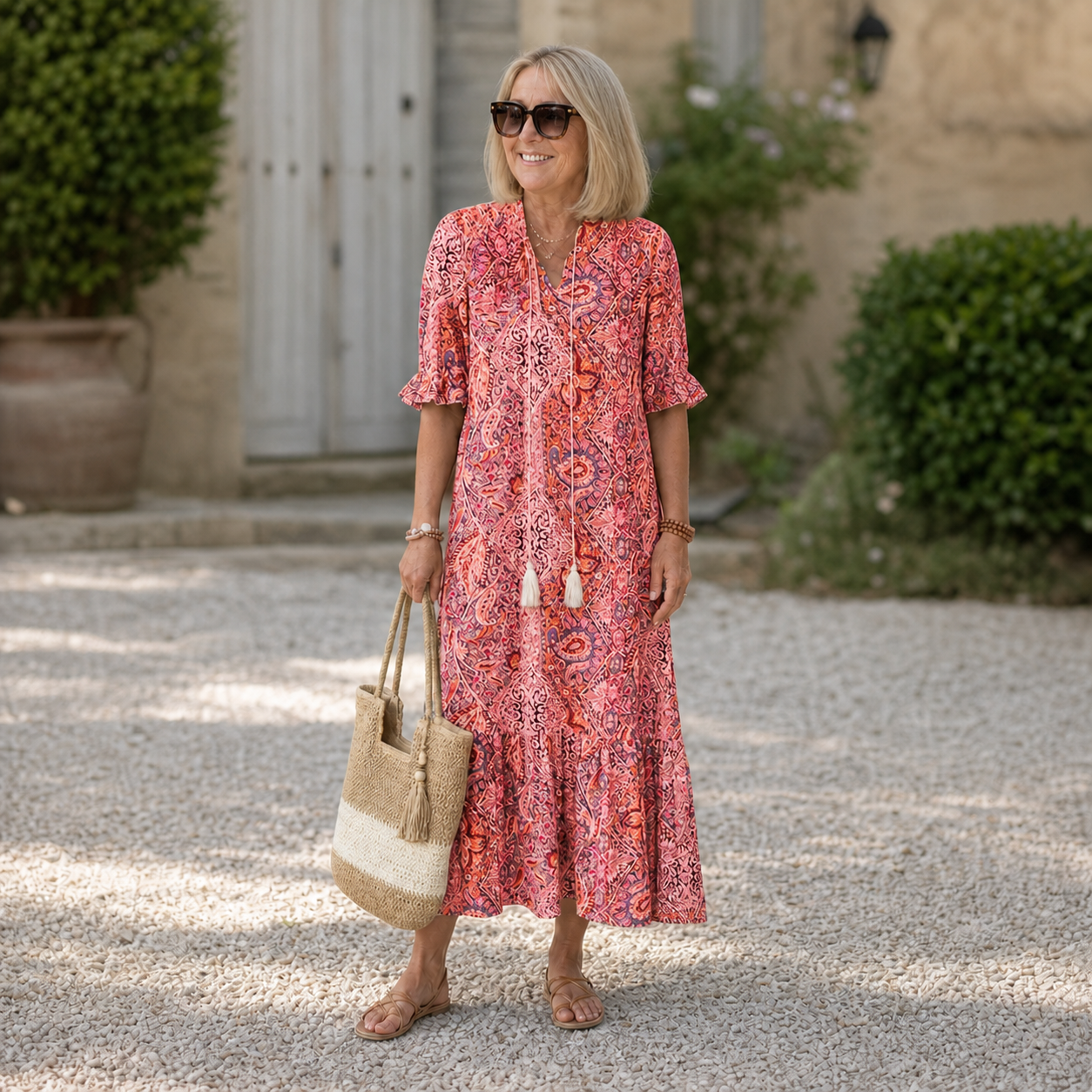 Olimpia Bevilacqua™ Effortless Floral Dress for Summer Days