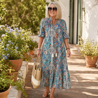 Olimpia Bevilacqua™ Effortless Floral Dress for Summer Days