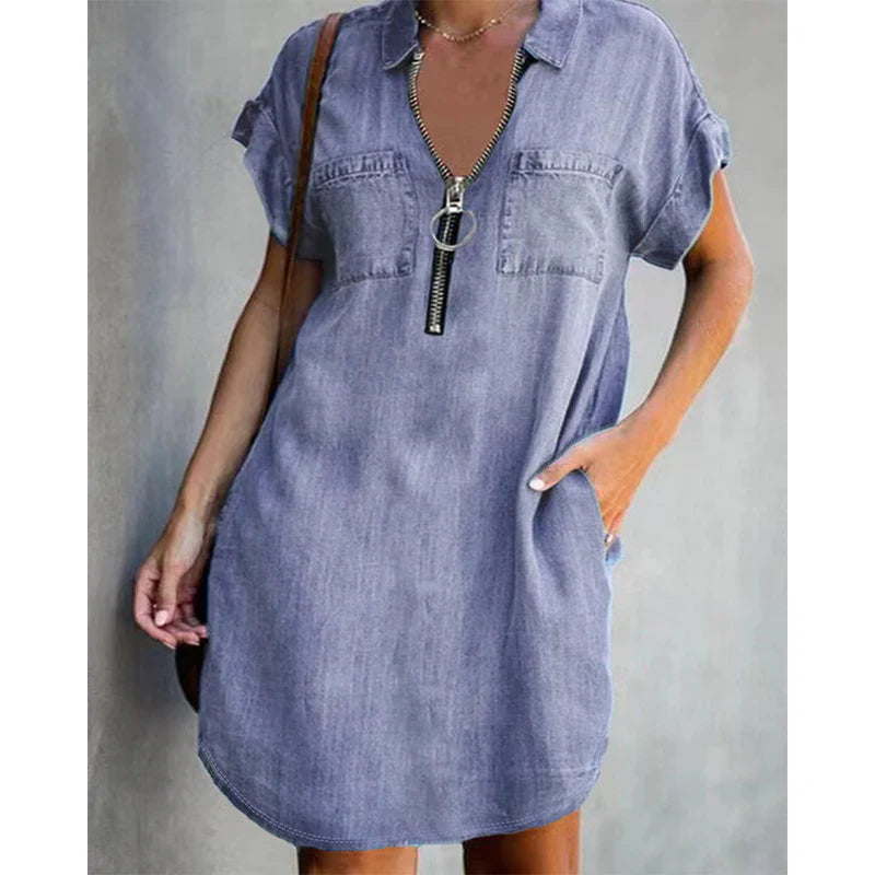 Ombretta Toscanelli™ Casual Shirt Dress for Everyday Ease