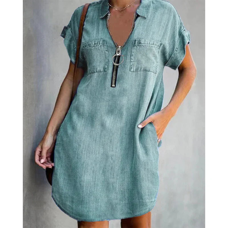 Ombretta Toscanelli™ Casual Shirt Dress for Everyday Ease