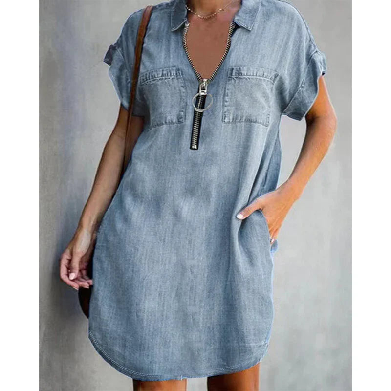 Ombretta Toscanelli™ Casual Shirt Dress for Everyday Ease