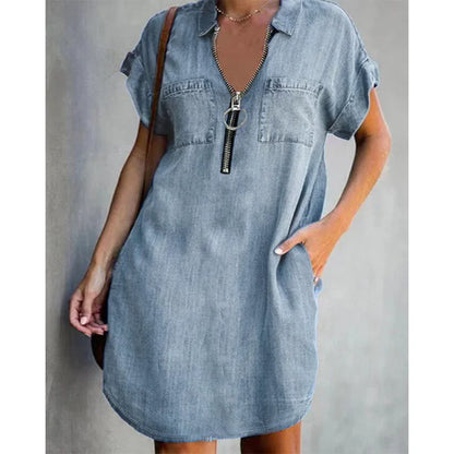 Ombretta Toscanelli™ Casual Shirt Dress for Everyday Ease