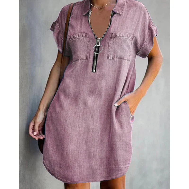 Ombretta Toscanelli™ Casual Shirt Dress for Everyday Ease
