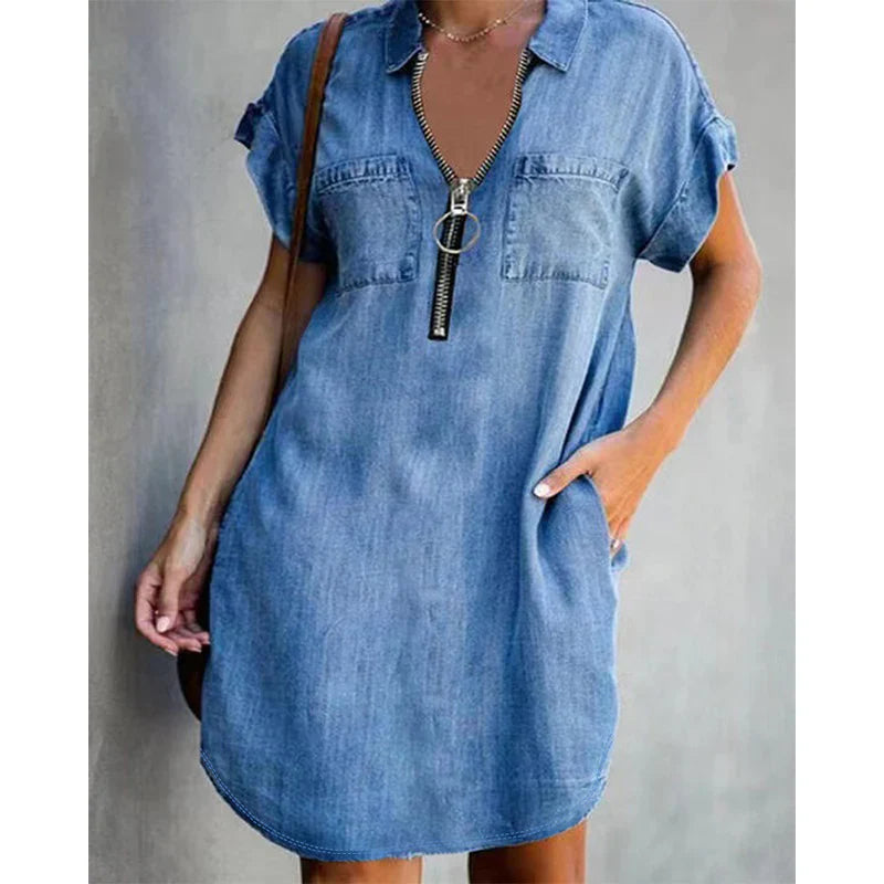 Ombretta Toscanelli™ Casual Shirt Dress for Everyday Ease