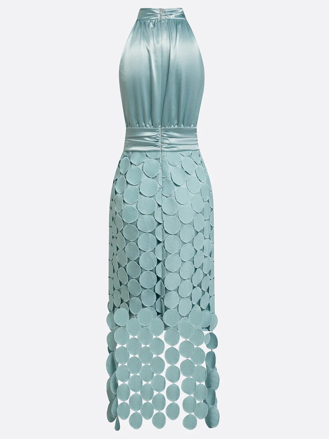 Orsola Truffi™ Flattering Halter Midi Dress for Effortless Elegance