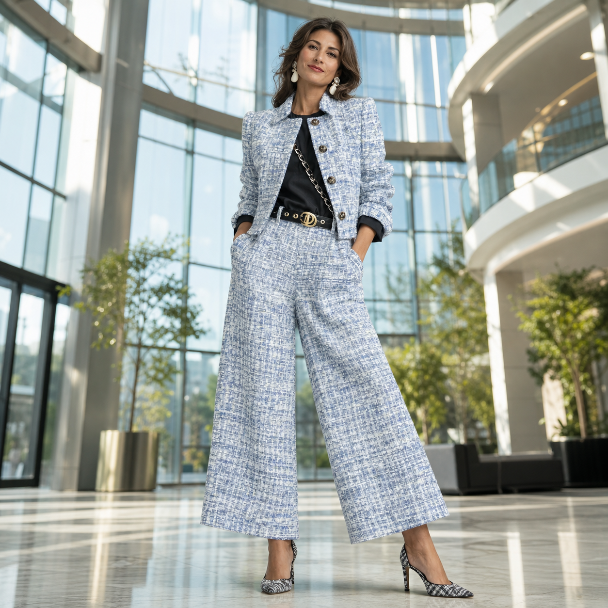 Paola Antinori™ Polished Blazer & Trousers Set for Effortless Style