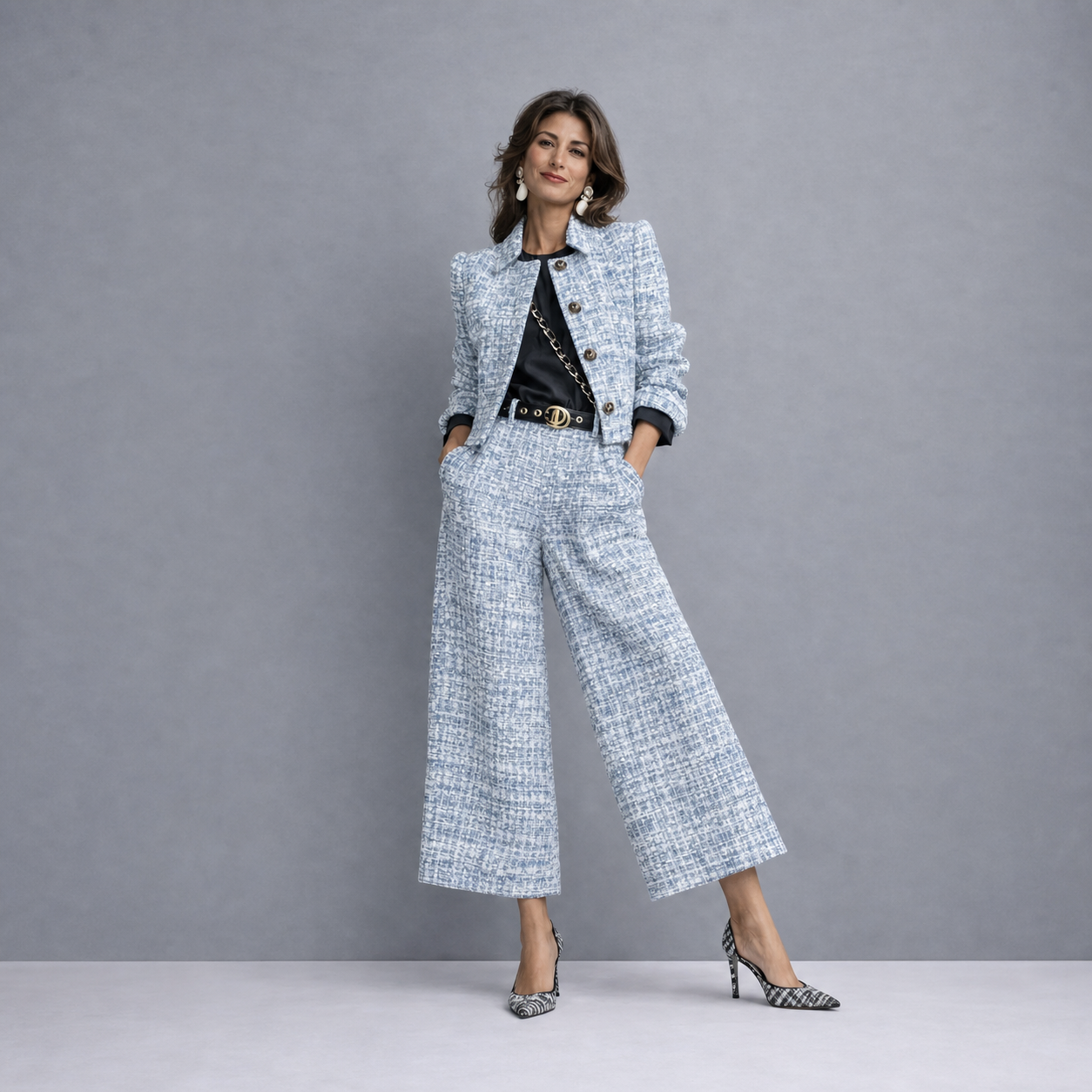 Paola Antinori™ Polished Blazer & Trousers Set for Effortless Style