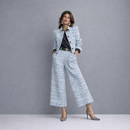 Paola Antinori™ Polished Blazer & Trousers Set for Effortless Style