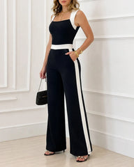 Paola Arcangeli™ Wide-Leg Jumpsuit for Elegant Evenings