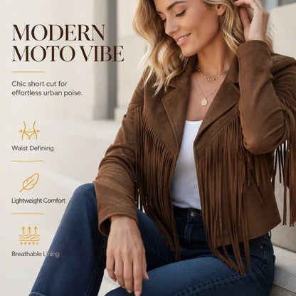 Paola Avellino™ Elegant Fringe Jacket for Everyday Outfits