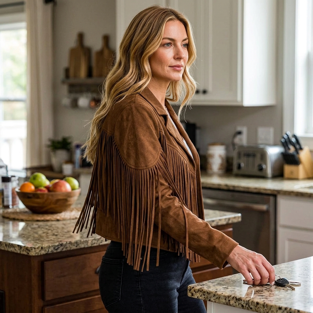 Paola Avellino™ Elegant Fringe Jacket for Everyday Outfits