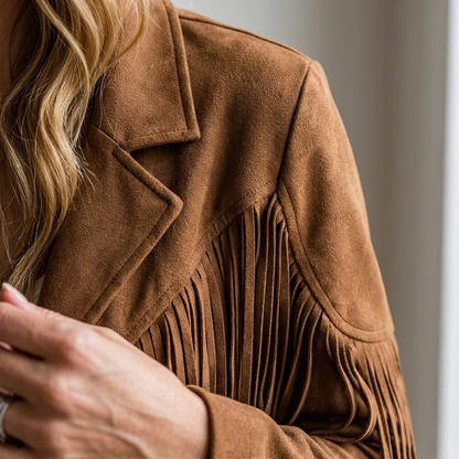 Paola Avellino™ Elegant Fringe Jacket for Everyday Outfits