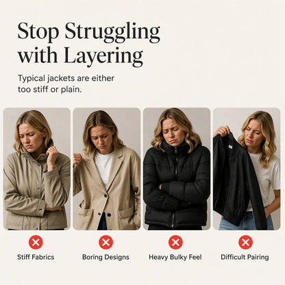 Patrizia Bergonzi™ Versatile Ribbed Coat for Everyday Outings