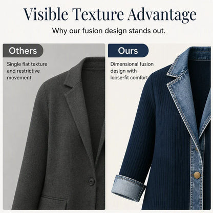 Patrizia Bergonzi™ Versatile Ribbed Coat for Everyday Outings