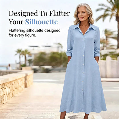 Patrizia Boccaccio™ Long Sleeve Shirt Dress for Effortless Everyday Style