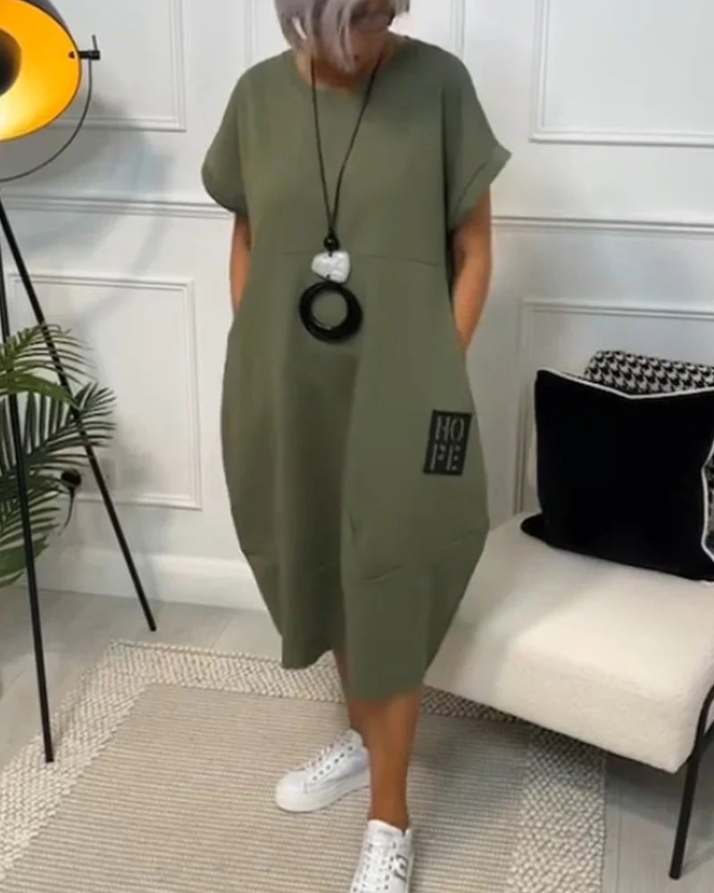 Patrizia Procopio™ Polished Midi Dress for All-Day Comfort