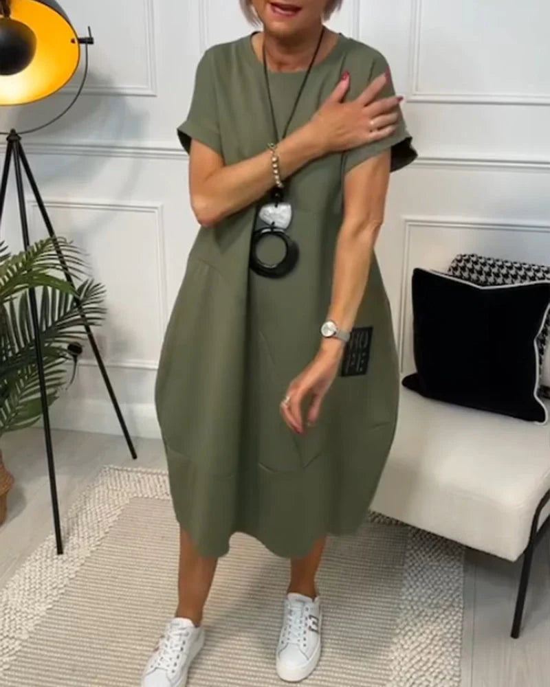 Patrizia Procopio™ Polished Midi Dress for All-Day Comfort