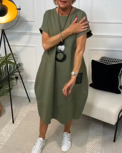 Patrizia Procopio™ Polished Midi Dress for All-Day Comfort