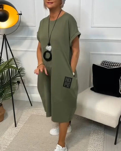 Patrizia Procopio™ Polished Midi Dress for All-Day Comfort