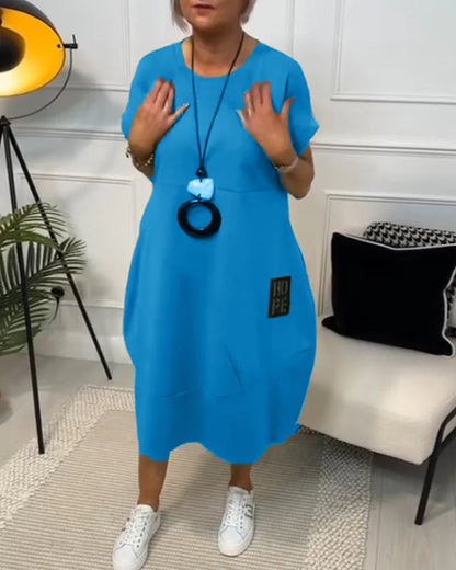 Patrizia Procopio™ Polished Midi Dress for All-Day Comfort