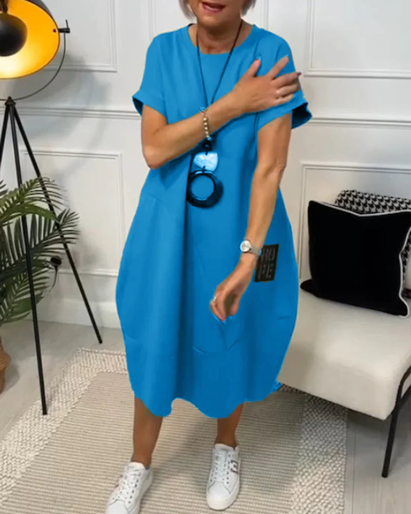 Patrizia Procopio™ Polished Midi Dress for All-Day Comfort