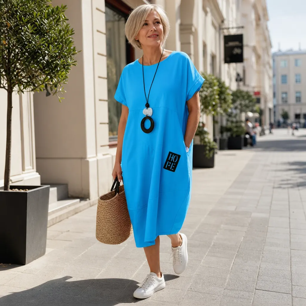 Patrizia Procopio™ Polished Midi Dress for All-Day Comfort