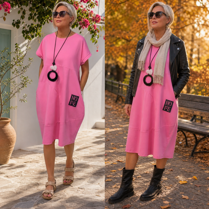 Patrizia Procopio™ Polished Midi Dress for All-Day Comfort