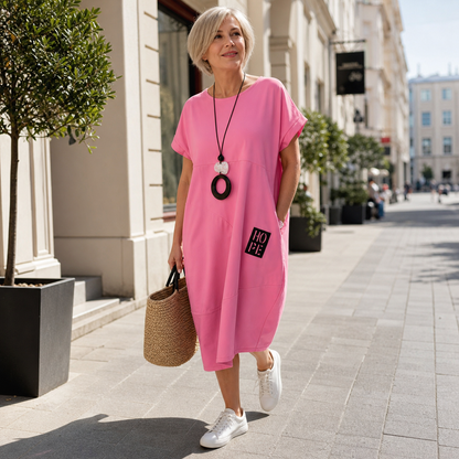 Patrizia Procopio™ Polished Midi Dress for All-Day Comfort