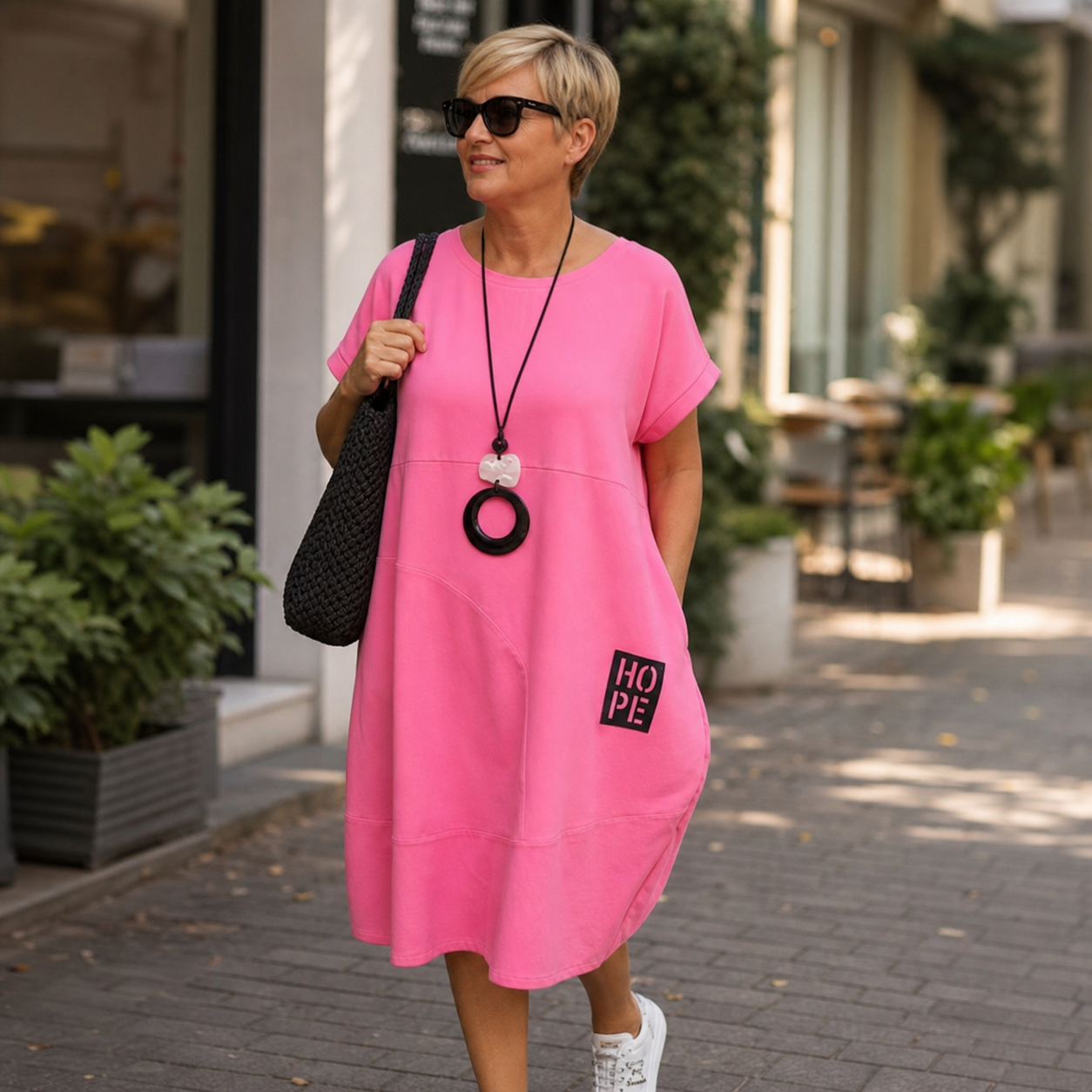 Patrizia Procopio™ Polished Midi Dress for All-Day Comfort