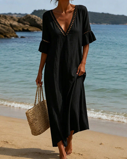 Patrizia Vivarini™ Flowy V-Neck Dress for Warm Days