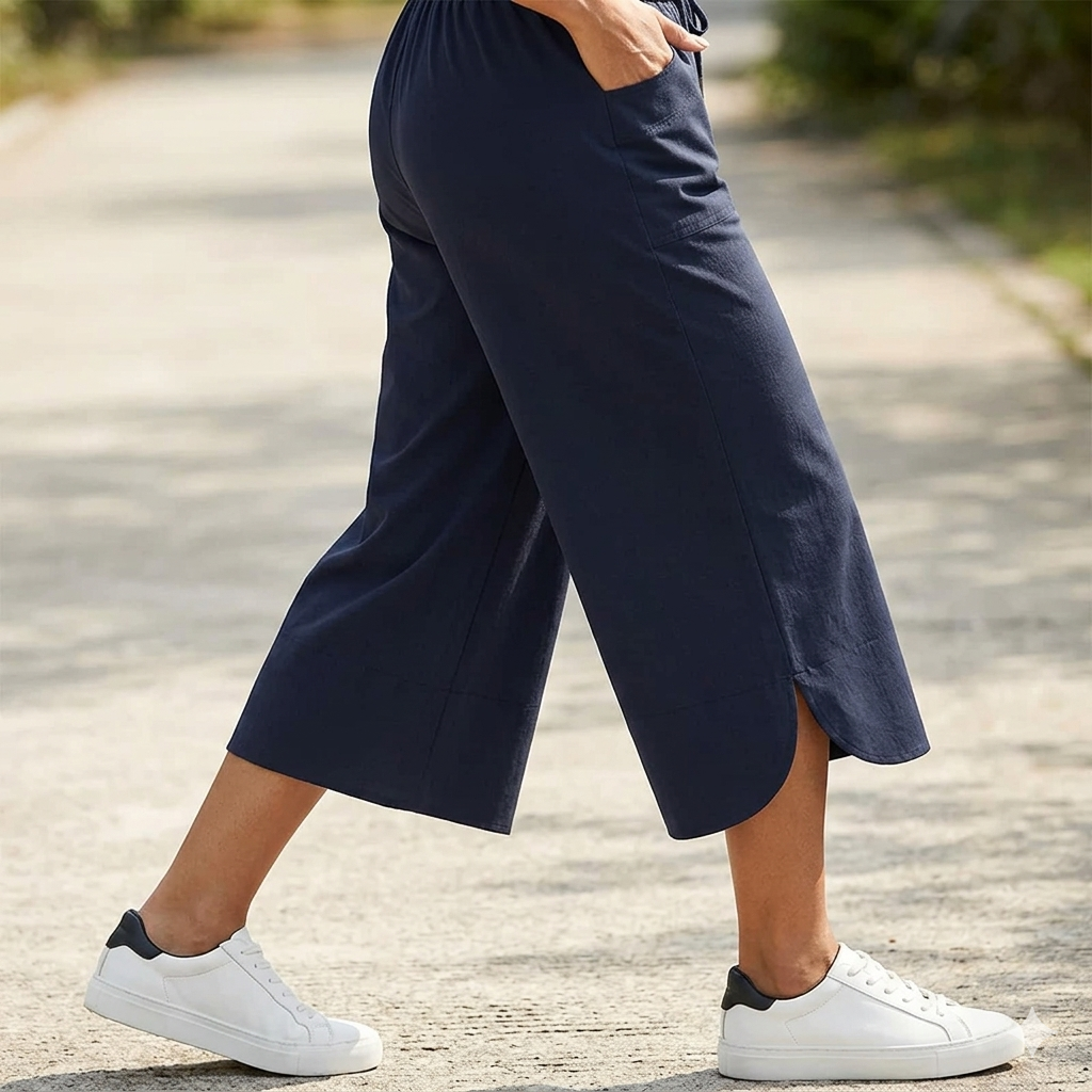 Pierina Danesi™ Relaxed Cropped Pants for Lounge and Outings